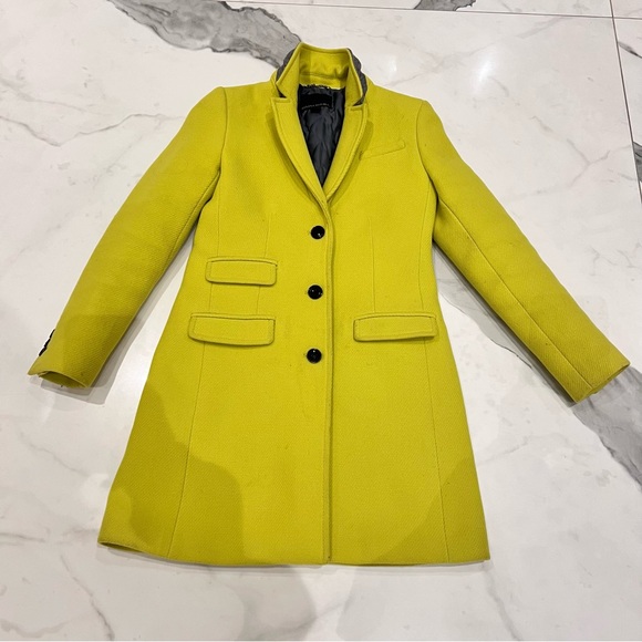 BANANA REPUBLIC THREE-BUTTON TAILORED COAT - Picture 12 of 13